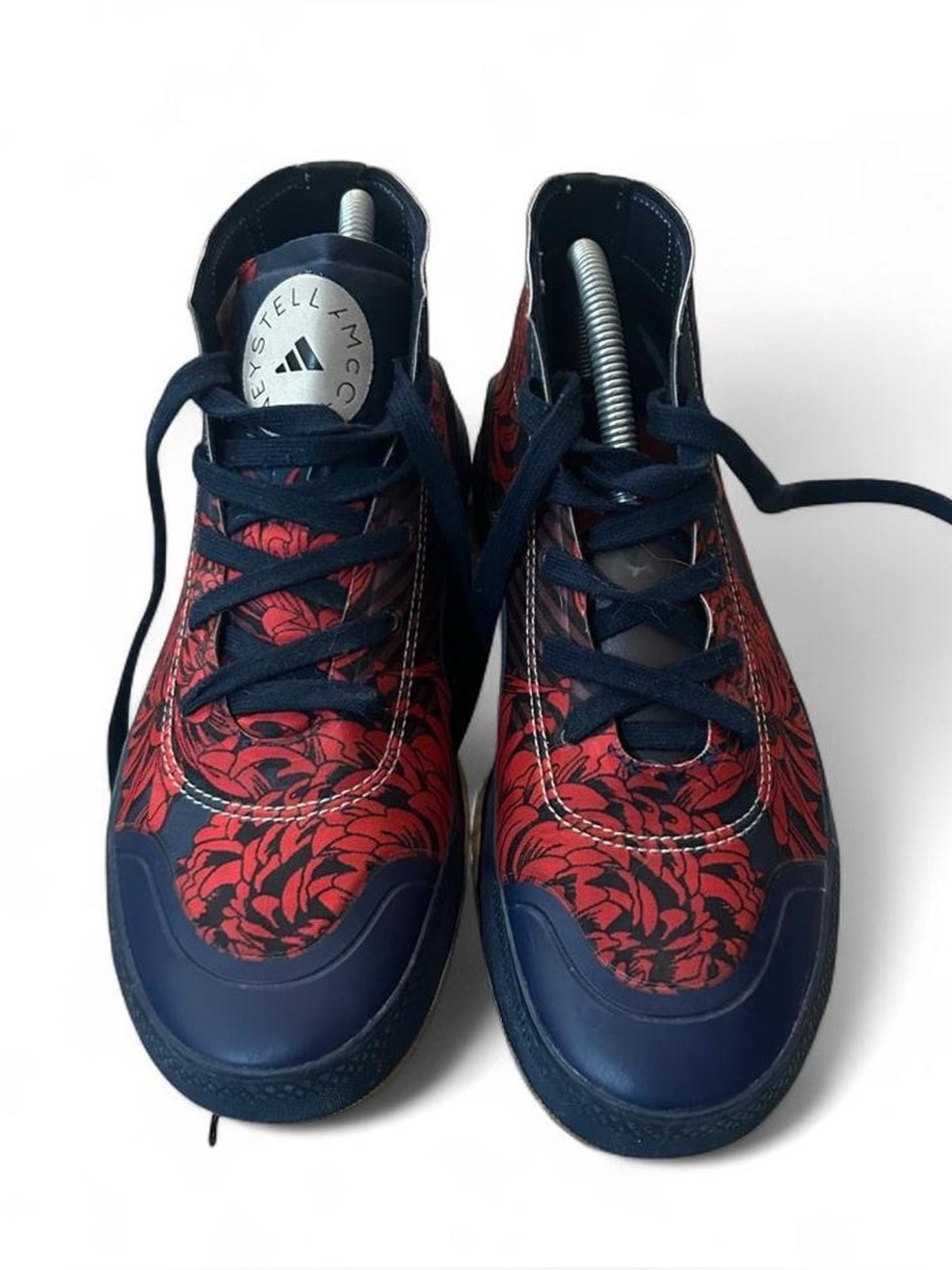 Adidas Stella McCartney Floral High Top Sneakers Size 7 - AS IS READ